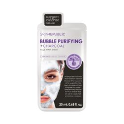 Bubble Purifying + Aktivkohle Gesichtstuchmaske