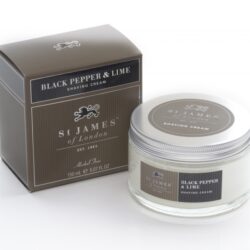 St. James of London - Black Pepper & Lime Shaving Cream Jar