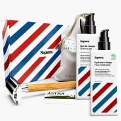 Sapiens - Rasierhobel Set inkl. Rasiergel & Gesichtscreme